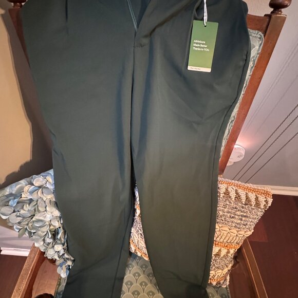 High Waisted Side Pocket Solid Work Tapered Pants - Picture 3 of 11